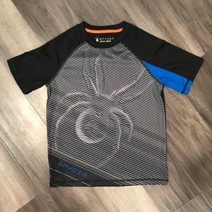 Spyder Boys Youth Medium Short Sleeve Shirt